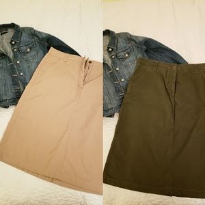 3/$30 🌟TWO🌟 Cargo Skirts (lot)